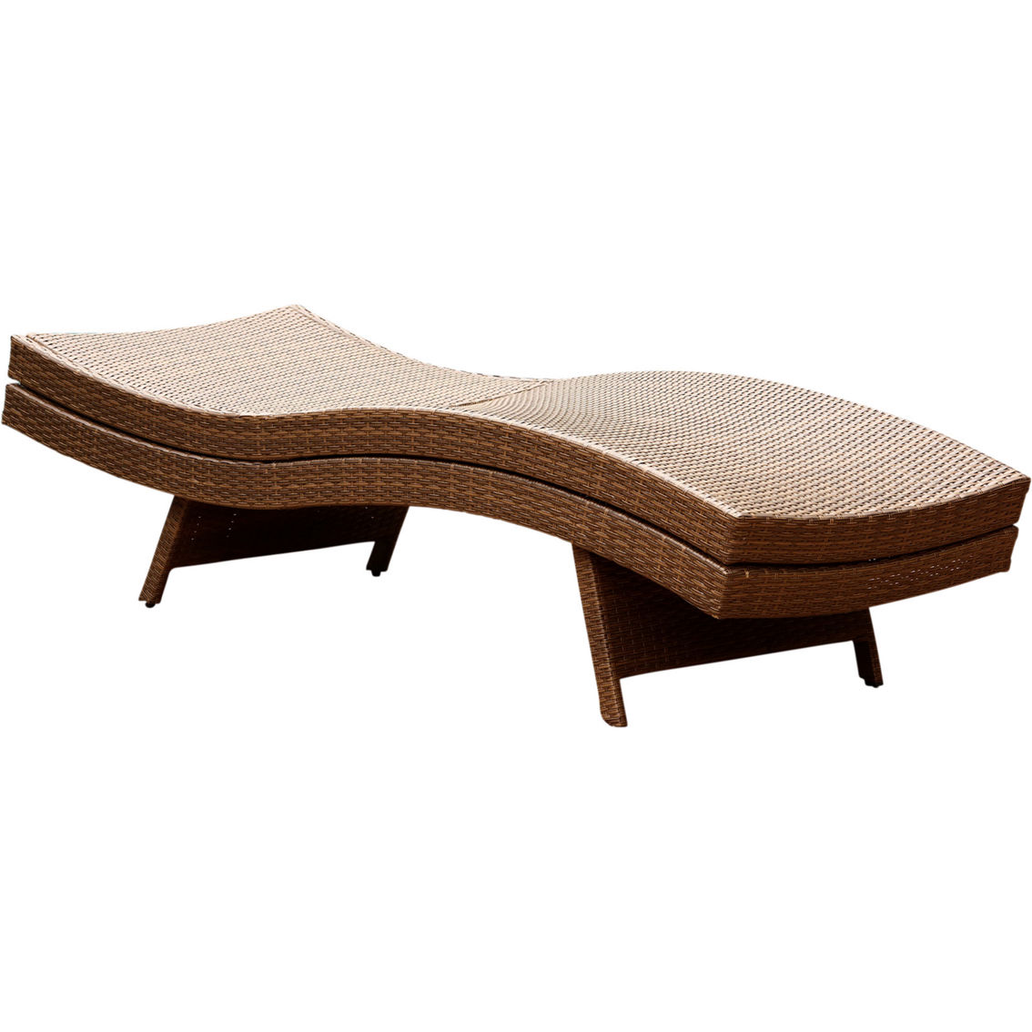 Abbyson Everly Outdoor Wicker Chaise Lounger 2 pk. - Image 2 of 4