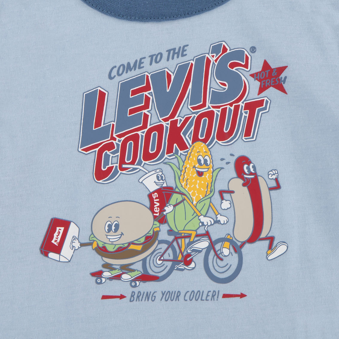 Levi's Baby Boys Cookout Tee and Shorts 2 pc. Set - Image 3 of 7