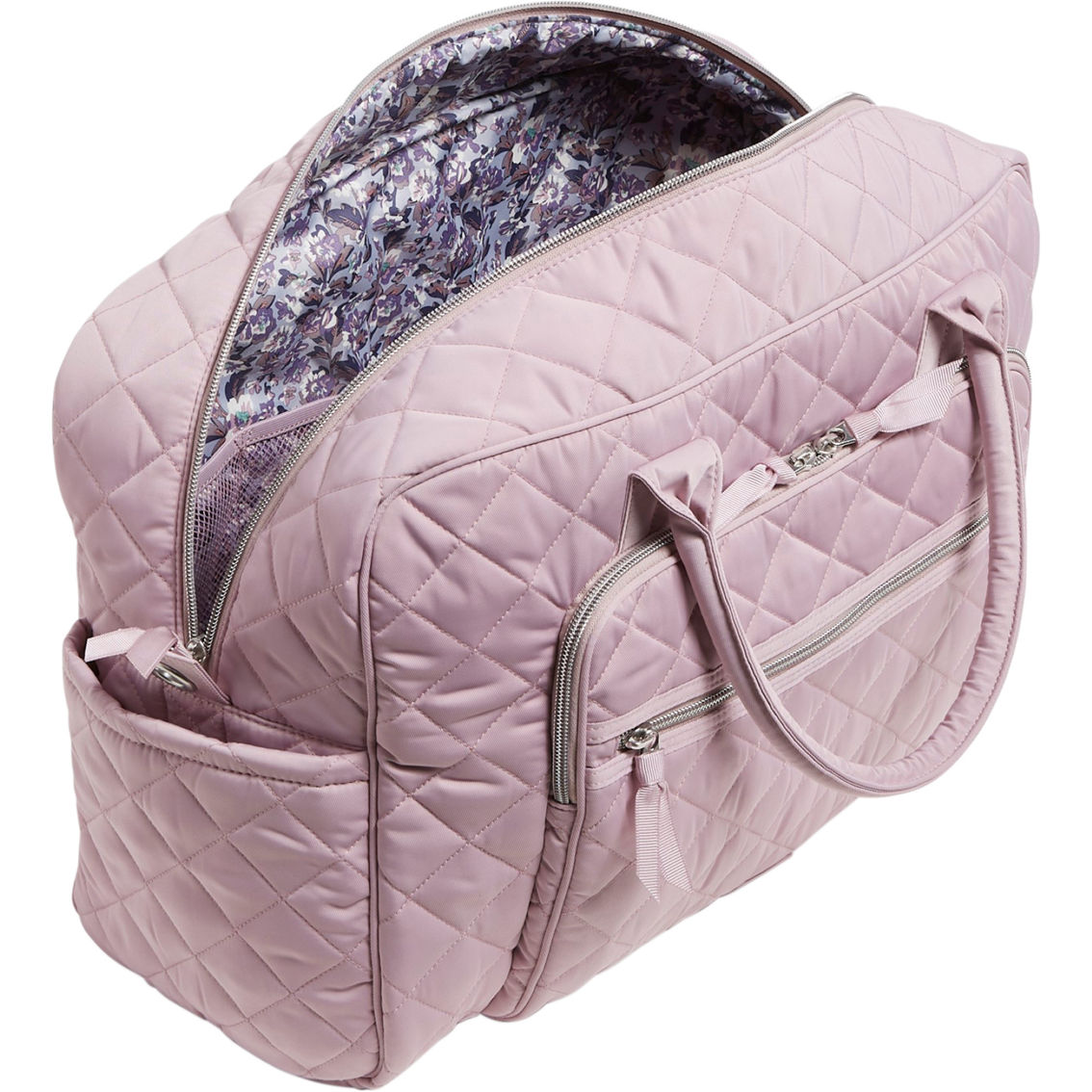 Vera Bradley Weekender Travel Bag, Hydrangea Pink - Image 2 of 3