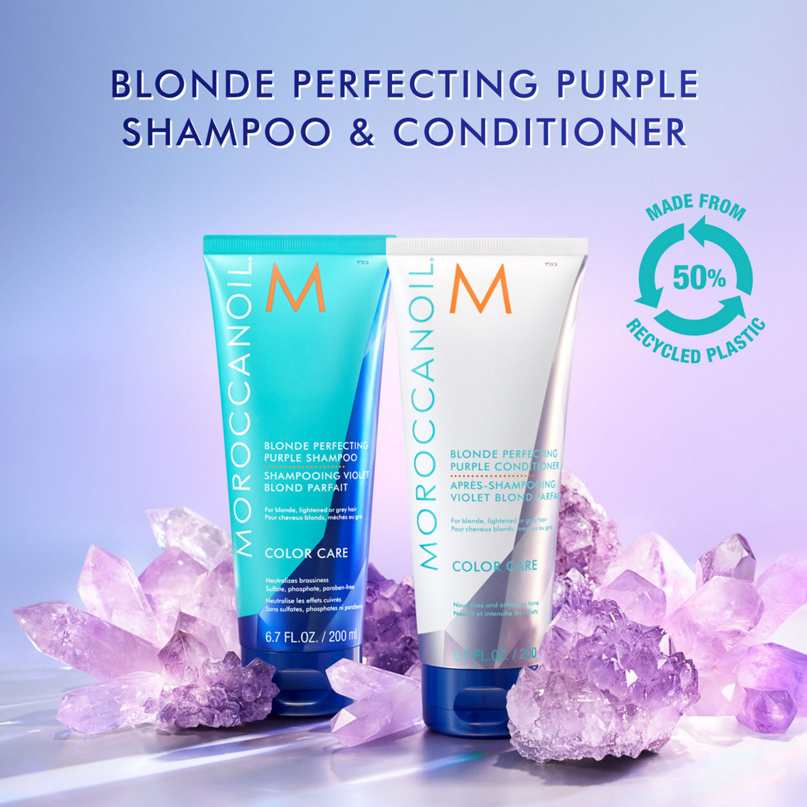 Moroccanoil Blonde Perfecting Purple Conditioner 6.7 oz. - Image 4 of 4