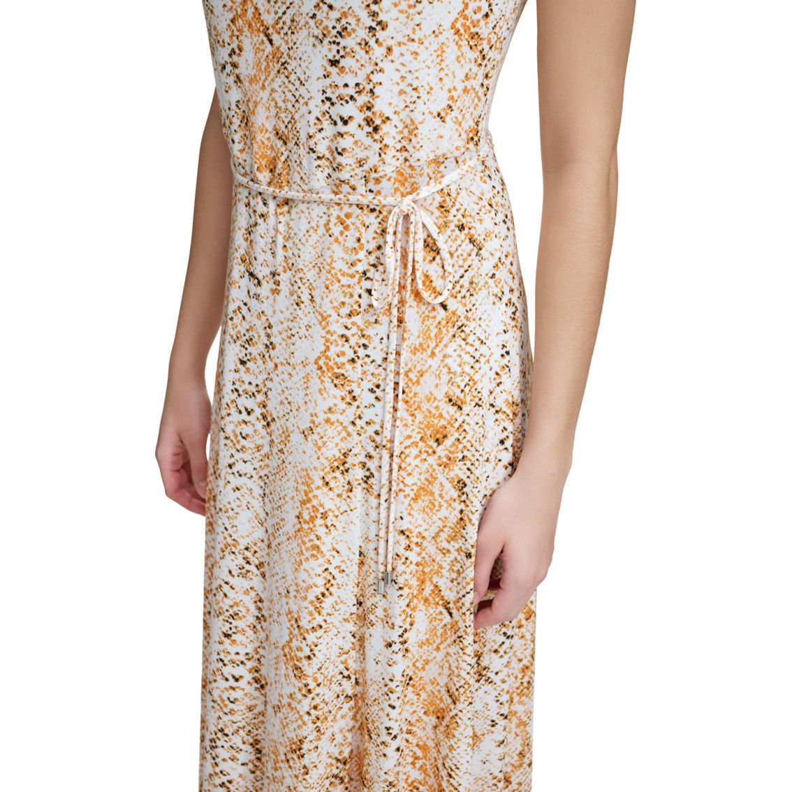 Calvin Klein Printed Maxi Dress - Image 5 of 5