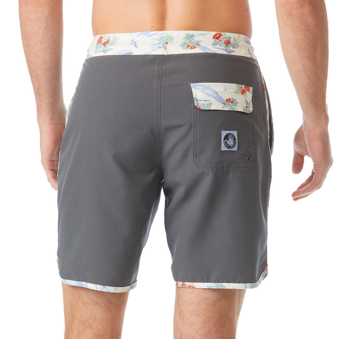 Body Glove Relaxed Fit Swim Scallop Board Shorts - Image 2 of 5