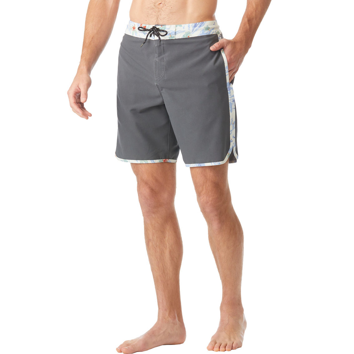 Body Glove Relaxed Fit Swim Scallop Board Shorts - Image 4 of 5