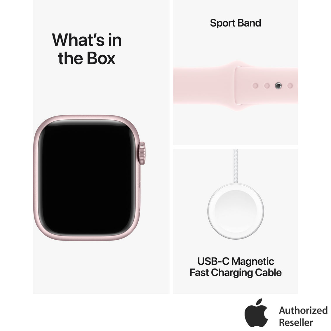 Apple Watch Series 9 GPS 41mm Aluminum Case with Sport Band S/M - Image 9 of 10