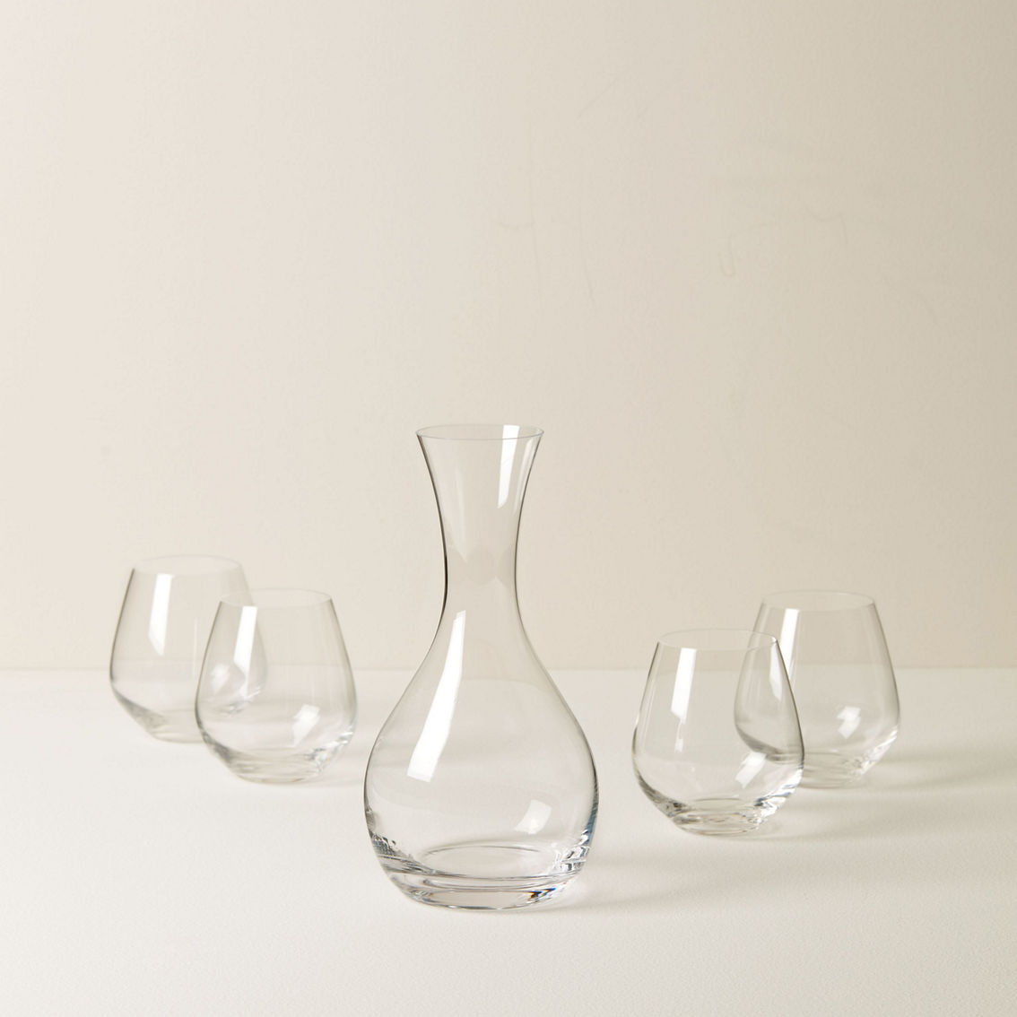 Lenox Tuscany Classics 5 pc. Decanter and Stemless Wine Glass Set - Image 3 of 3