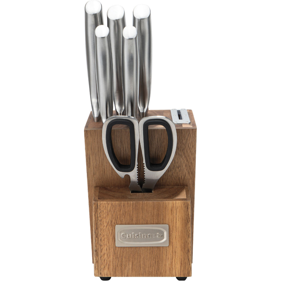 Cuisinart 7 pc. Stainless Steel Essentials Block Set with Built in Sharpener - Image 2 of 3