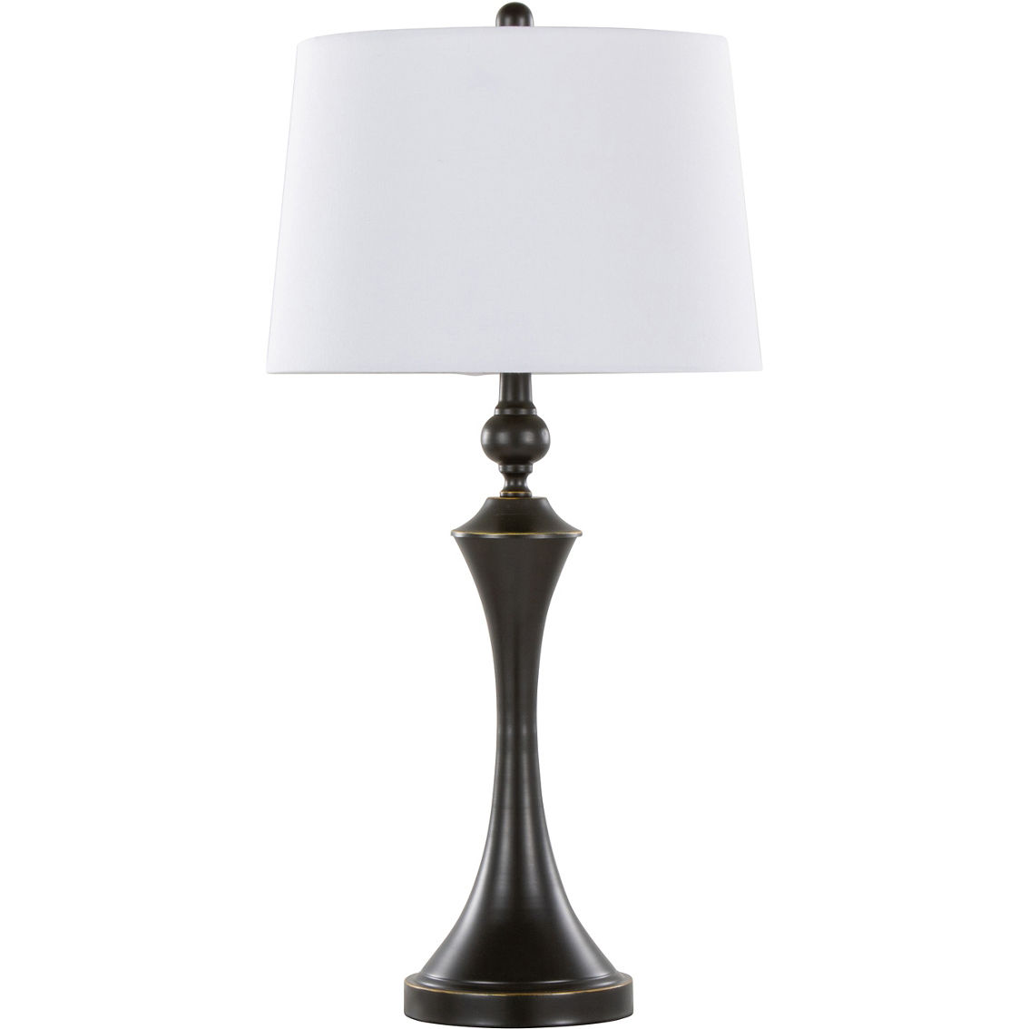 LumiSource Flint 30.75 in. Metal Table Lamp with USB 2 pc. Set - Image 2 of 10