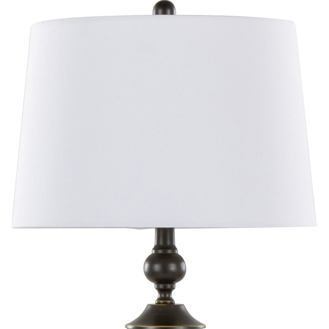 LumiSource Flint 30.75 in. Metal Table Lamp with USB 2 pc. Set - Image 6 of 10
