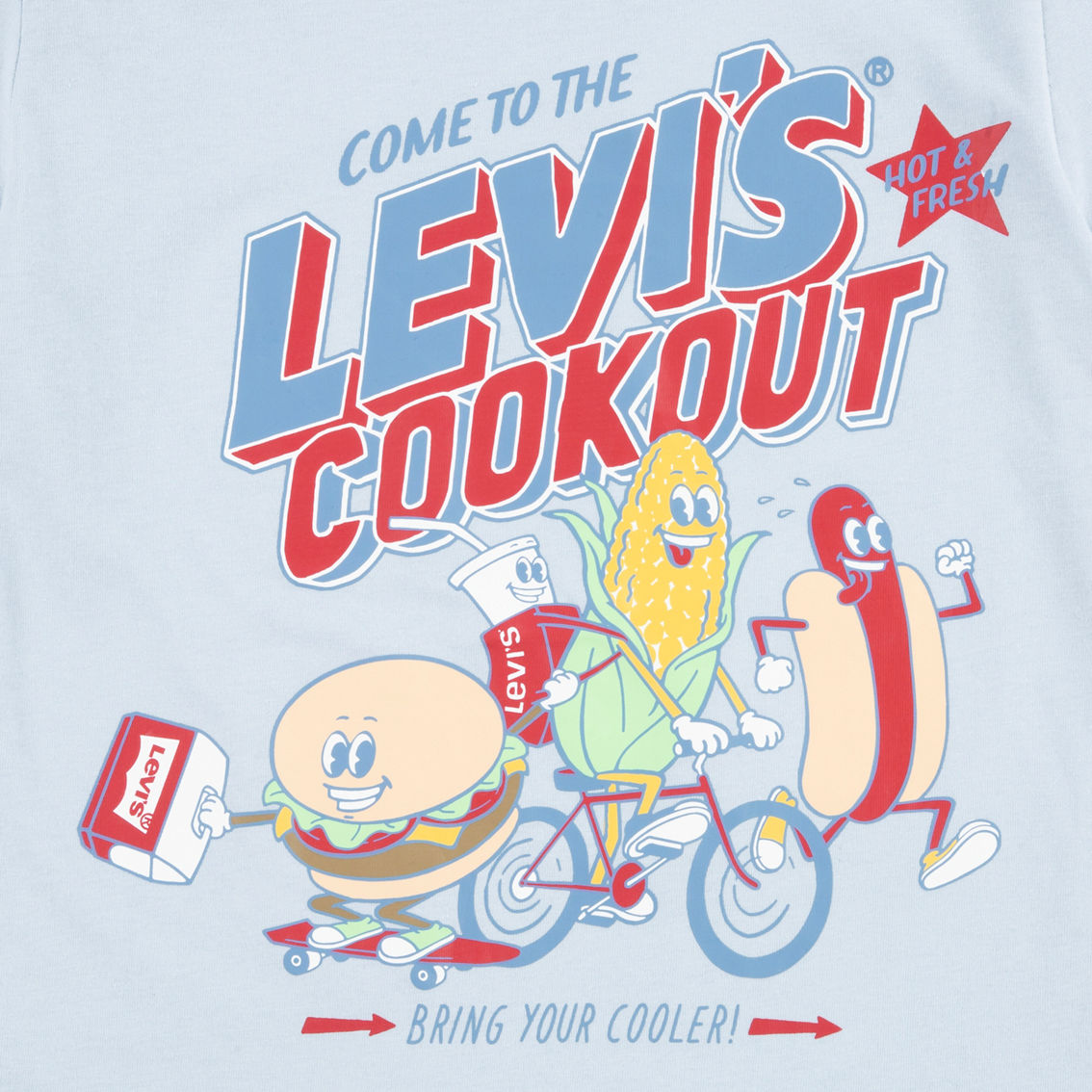 Levi's Little Boys Cookout Tee and Shorts 2 pc. Set - Image 3 of 7