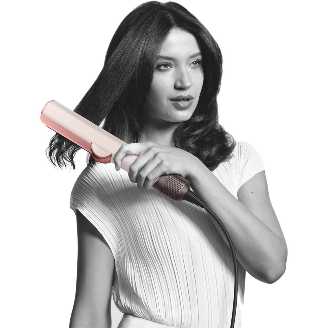 Dyson Limited Edition Ceramic Pink and Rose Gold Airstrait Straightener - Image 2 of 3