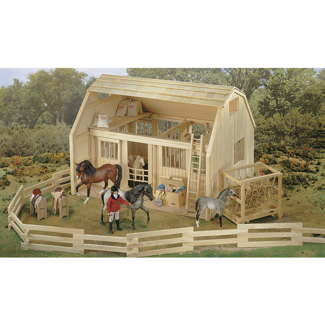 Breyer Traditional Wood Corral Fencing Accessory Toy - Image 3 of 3