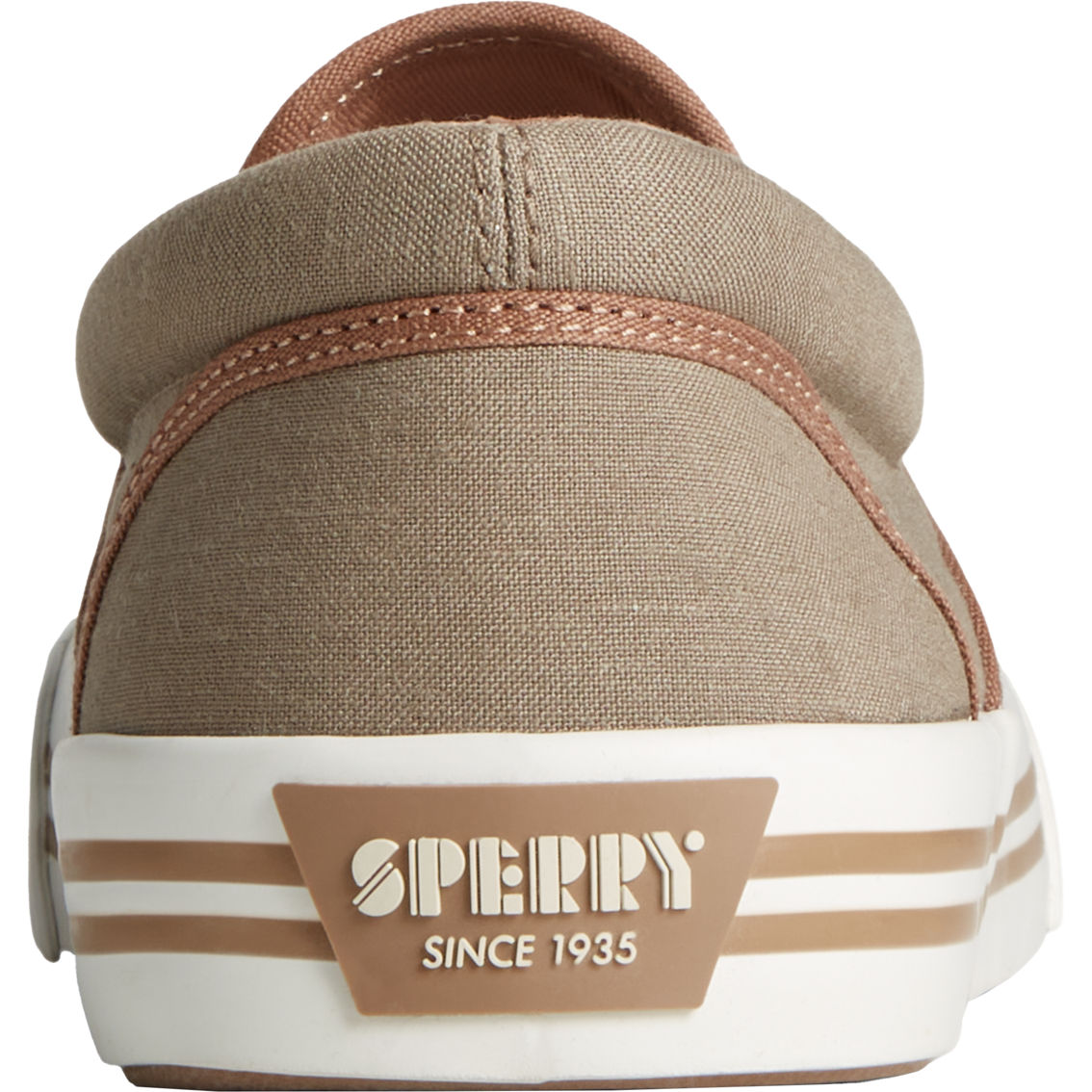 Sperry Men's Striper II Slip-On Preppy Linen Sneakers - Image 6 of 6