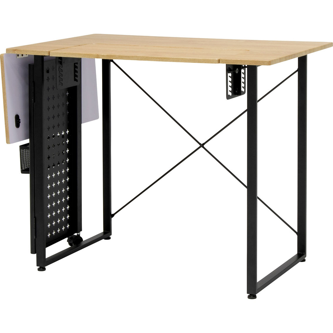 Studio Designs Pivot Sewing Table with Swingout Storage Panel - Image 3 of 10