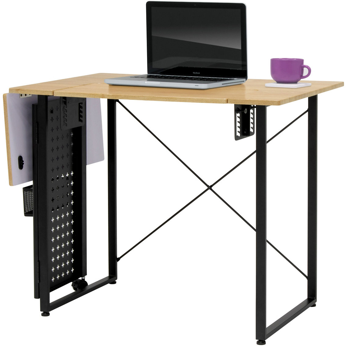 Studio Designs Pivot Sewing Table with Swingout Storage Panel - Image 6 of 10