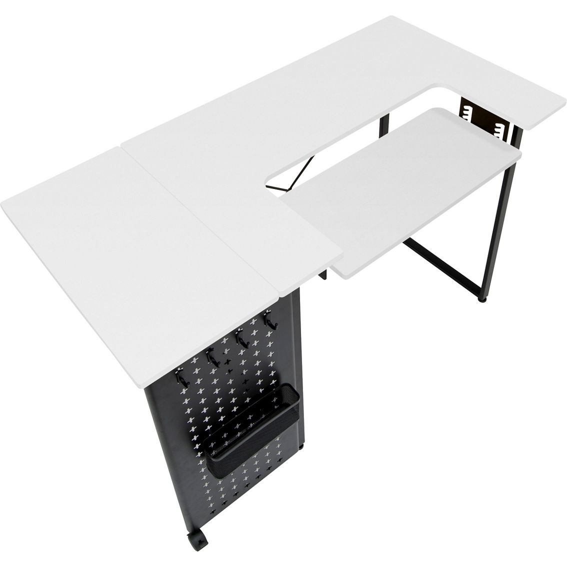 Studio Designs Pivot Panel Sewing Table, White - Image 3 of 9