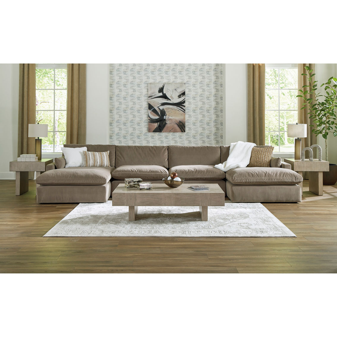 Signature Design by Ashley Sophie 4 pc. Sectional with Chaise - Image 2 of 2