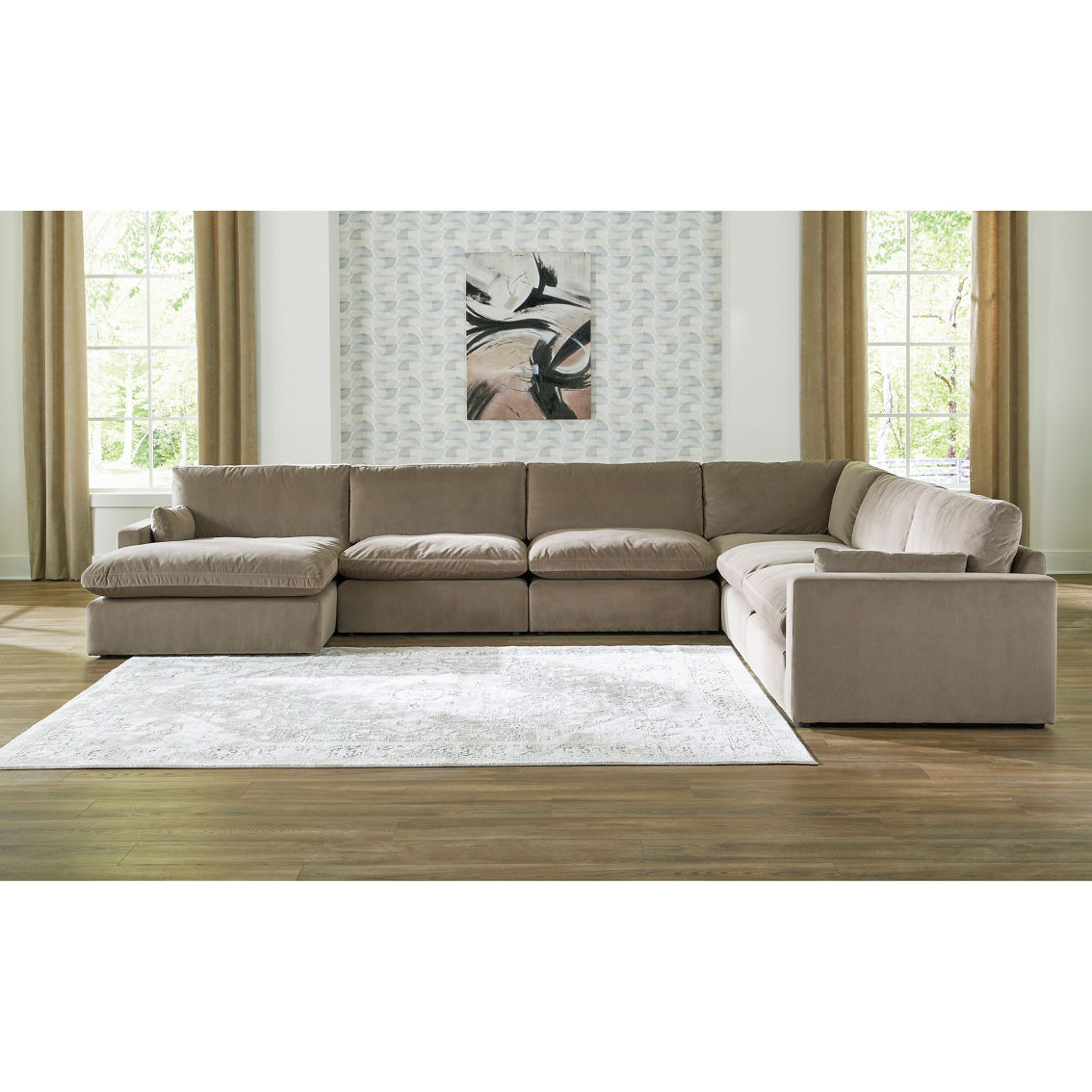 Signature Design by Ashley Sophie 6 pc. Sectional with Chaise - Image 2 of 2