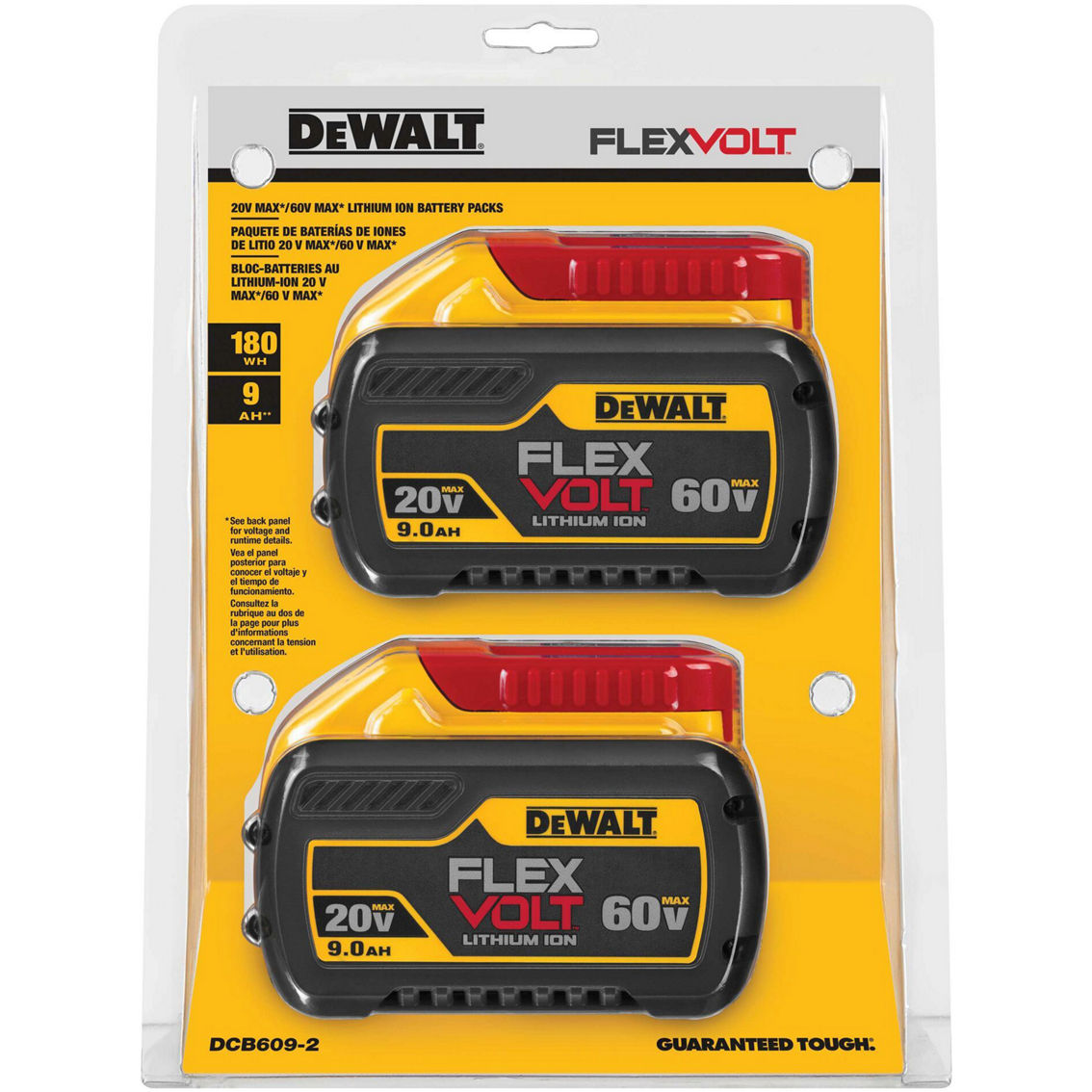 DeWalt Flexvolt 20V/60V 9.0Ah Max Batteries, 2 pk. - Image 2 of 2