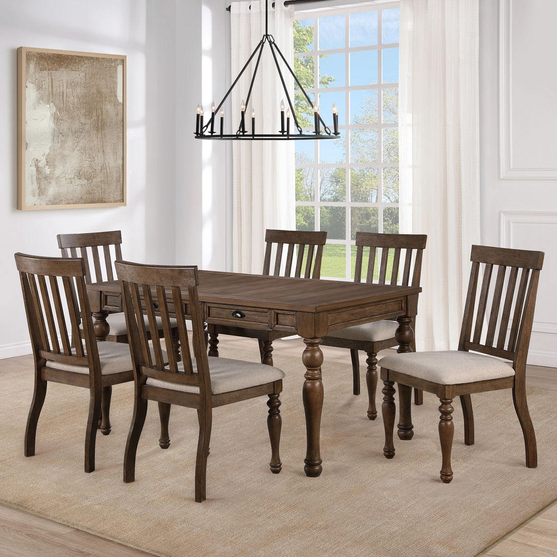 Steve Silver Joanna Brown Side chairs 2 pk. - Image 3 of 4