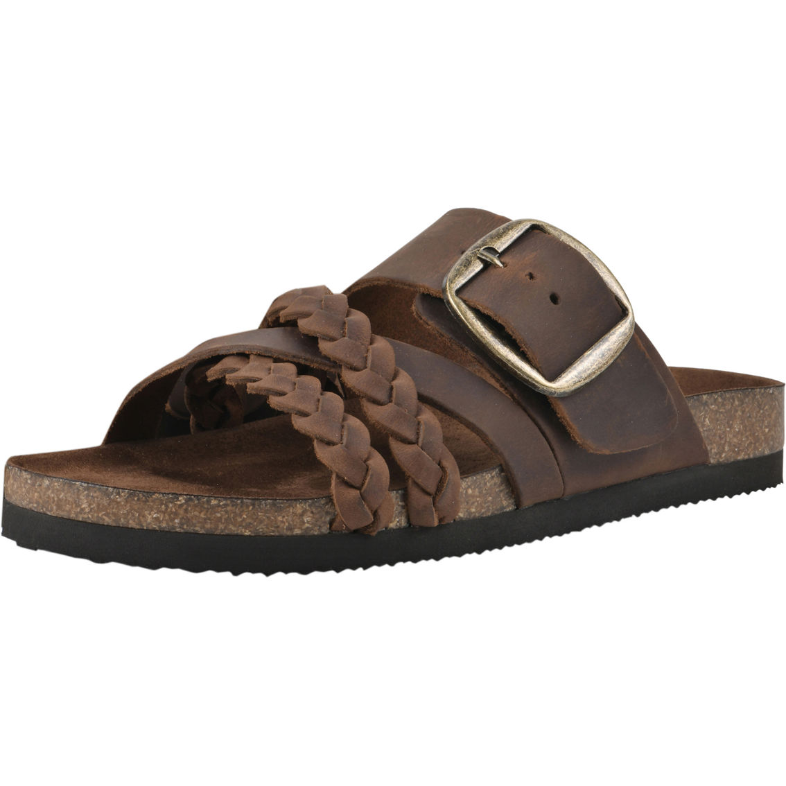 White Mountain Healing Leather Footbed Sandals - Image 2 of 2