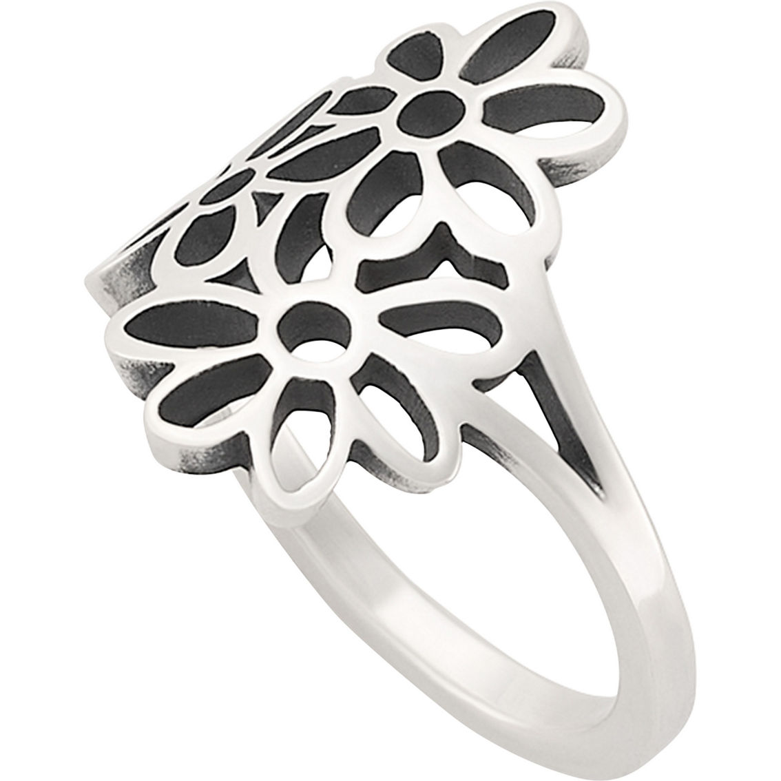 James Avery Sterling Silver Open Floral Ring - Image 3 of 3