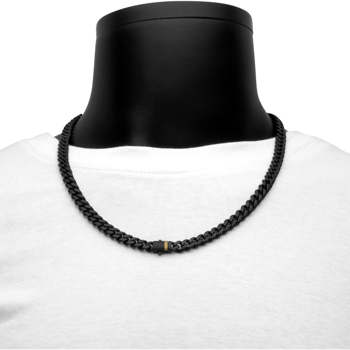 Black Sapphire Chain Link Necklace 22 in. - Image 3 of 3