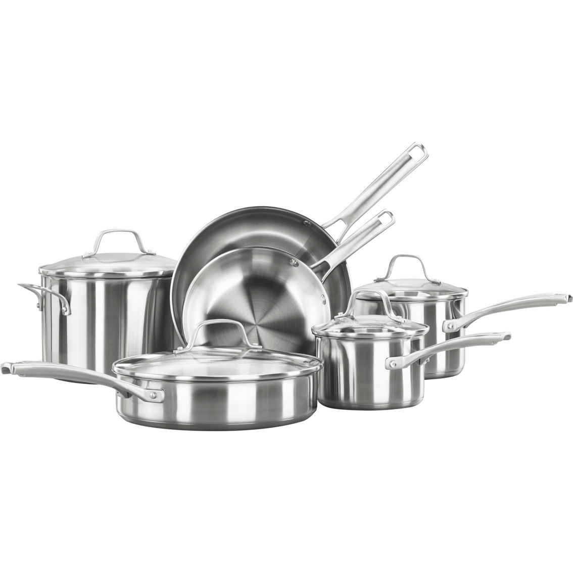 Calphalon Classic Stainless Steel 10 Pc. Cookware Set