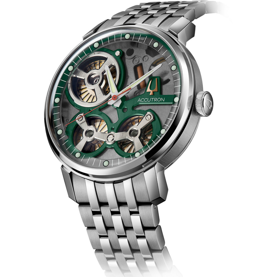 Accutron Men's Electrostatic Spaceview 2020 Stainless Steel Bracelet Watch 2ES6A006 - Image 2 of 2