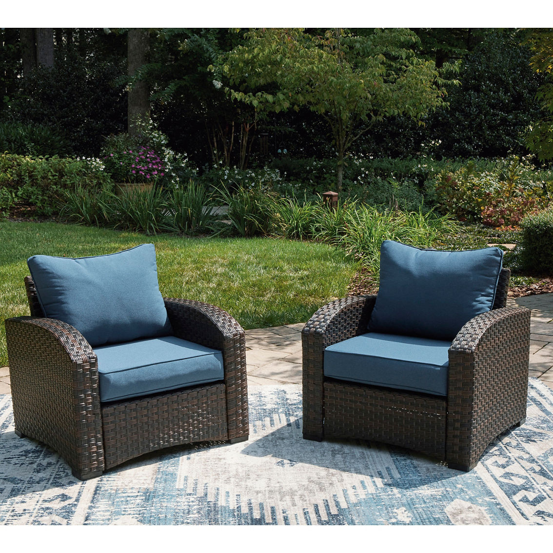 Signature Design by Ashley Windglow Outdoor Lounge Chair with Cushion - Image 2 of 3