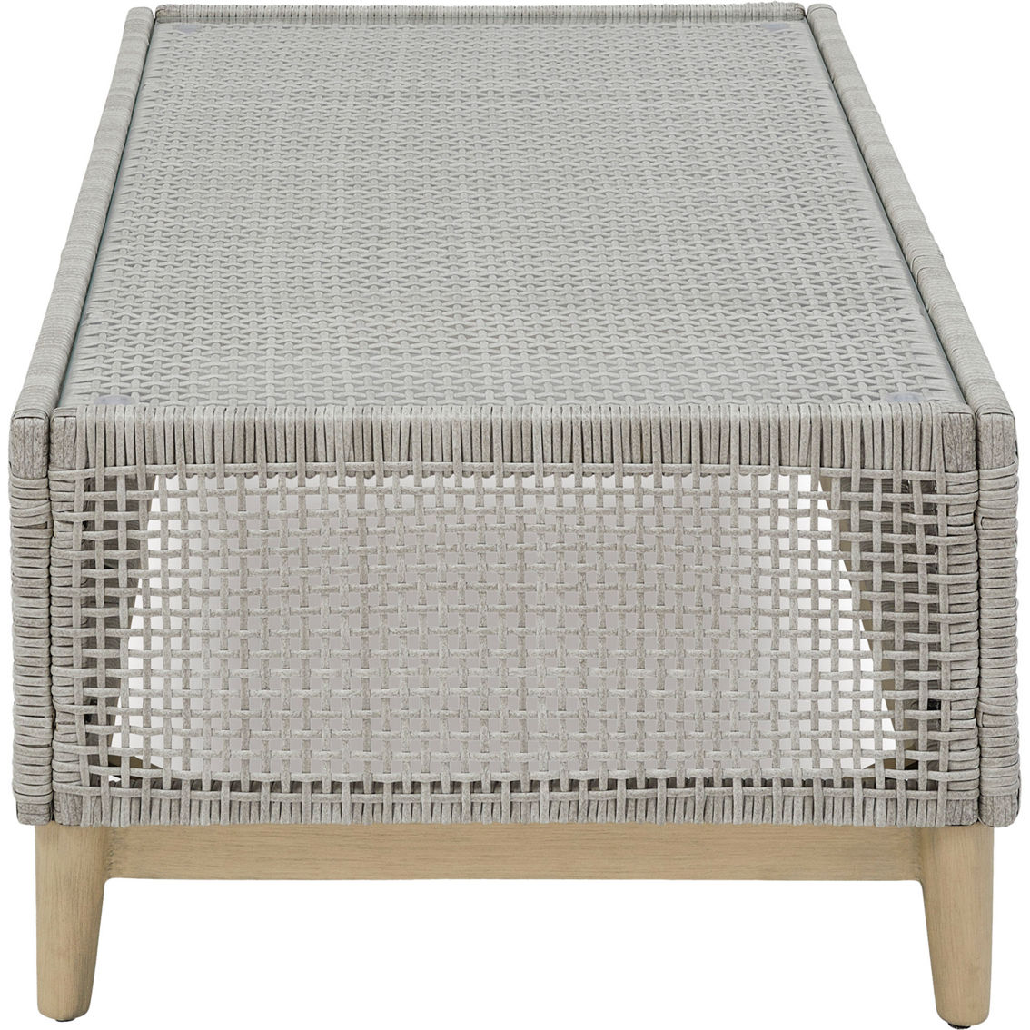 Signature Design by Ashley Seton Creek Outdoor Coffee Table - Image 2 of 6