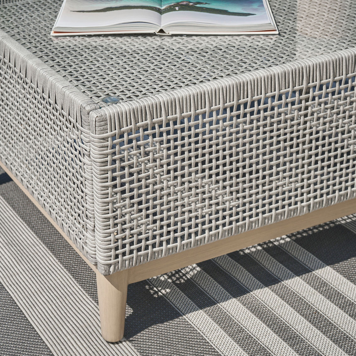 Signature Design by Ashley Seton Creek Outdoor Coffee Table - Image 6 of 6