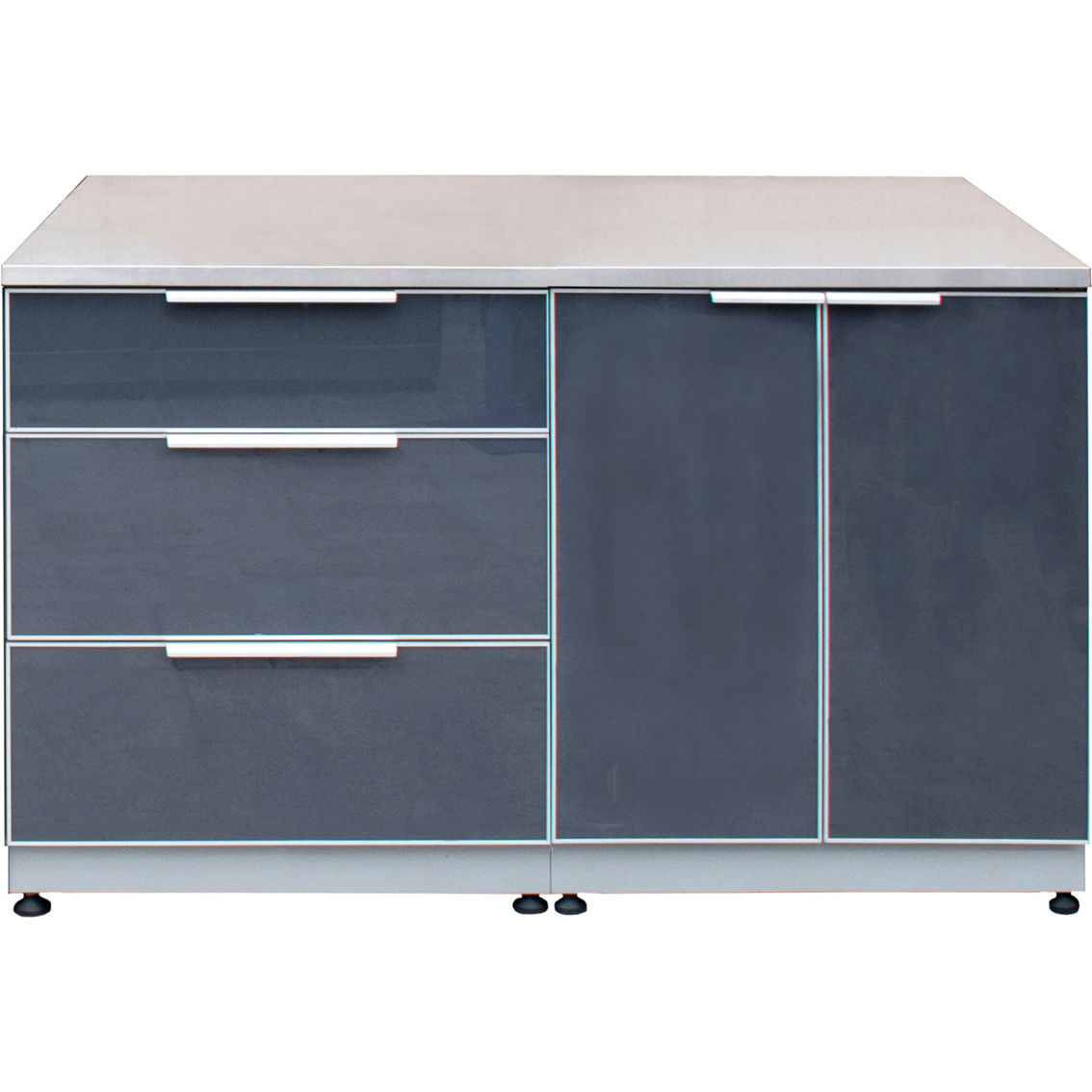 Blue Sky Outdoor Living Double Extended Stainless Steel Countertop - Image 2 of 9