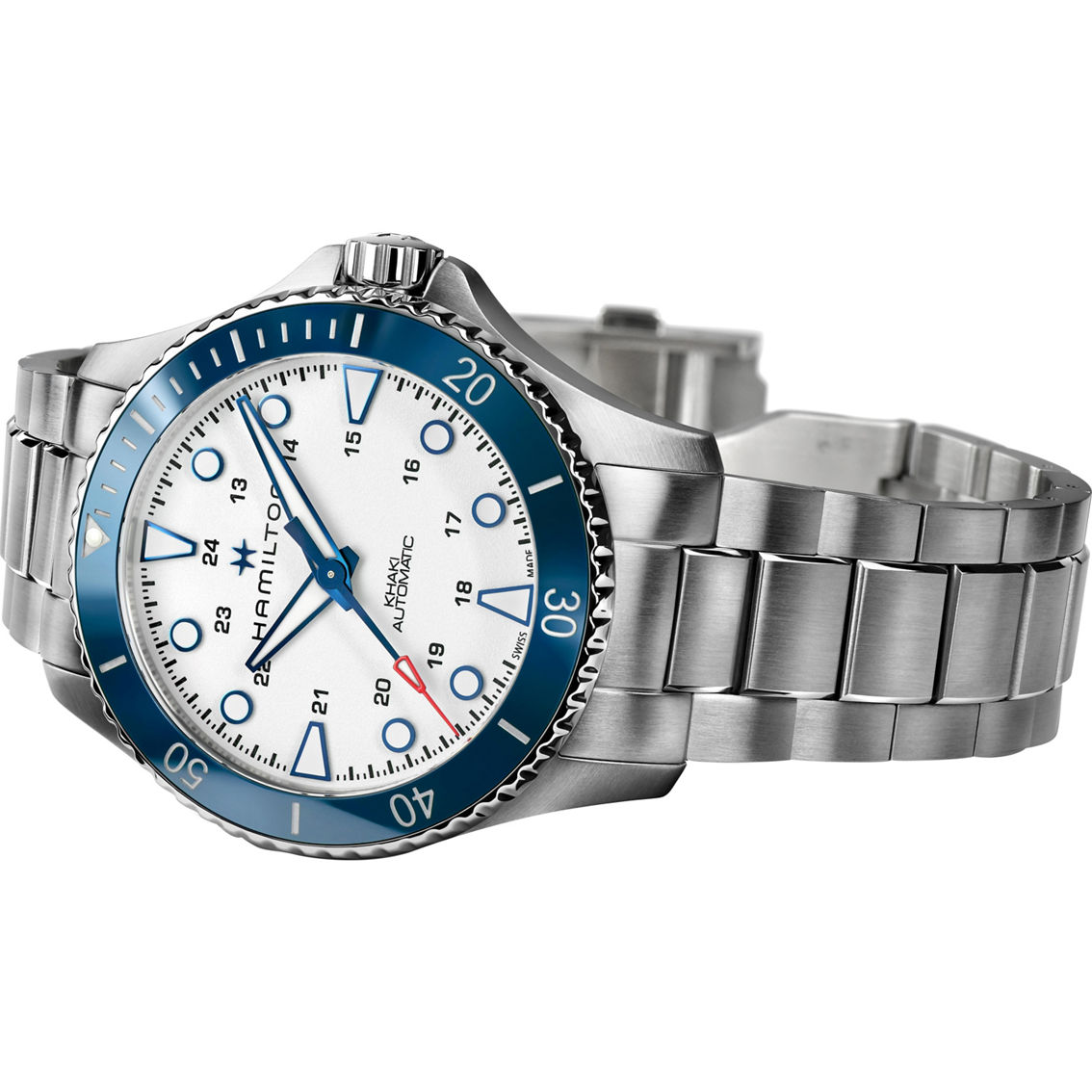 Hamilton Men's / Women's Khaki Navy Scuba Automatic Watch H82505150 - Image 2 of 3