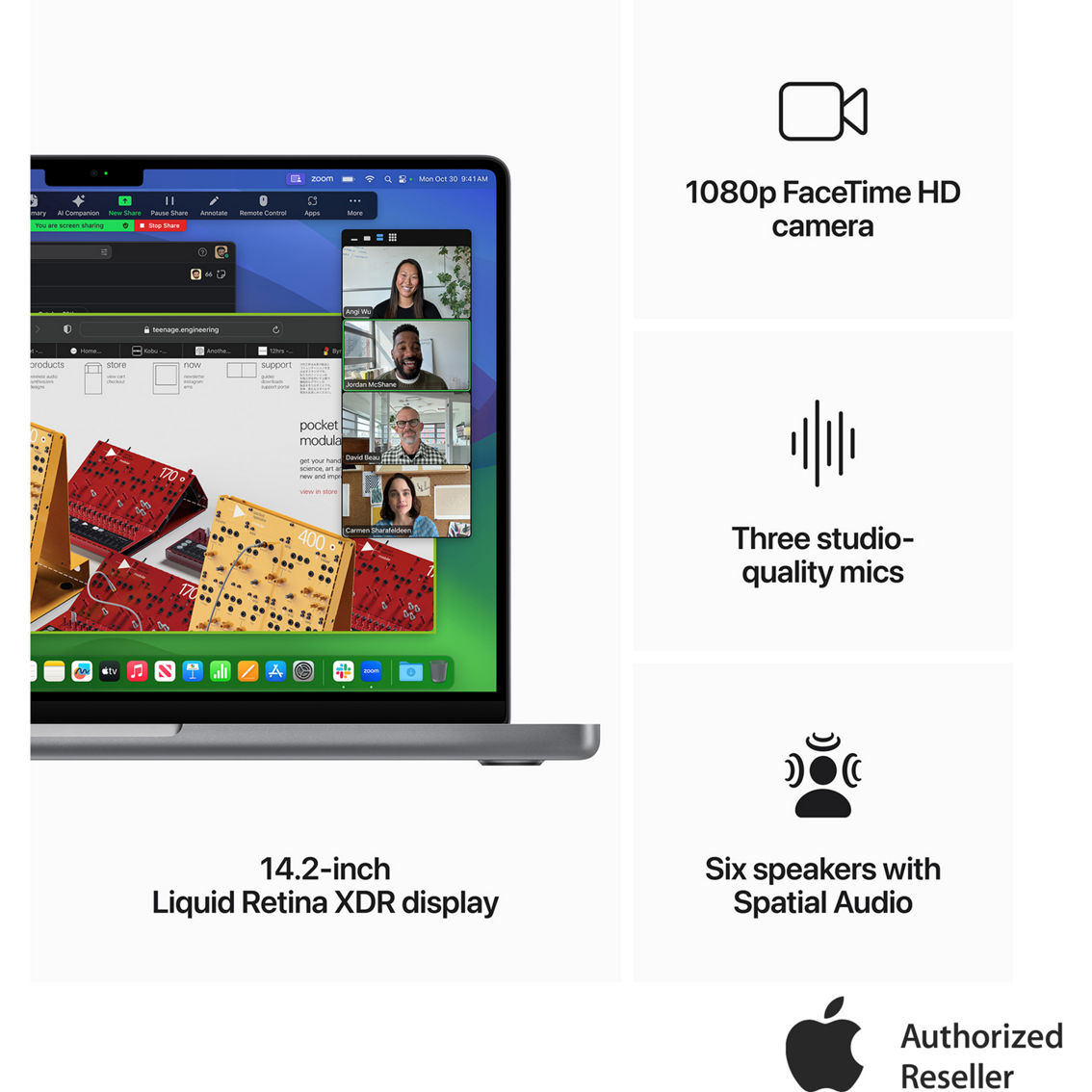 Apple MacBook Pro 14 in. M3 Chip 8 Core CPU 10 Core GPU 16GB RAM 1TB SSD - Image 5 of 9
