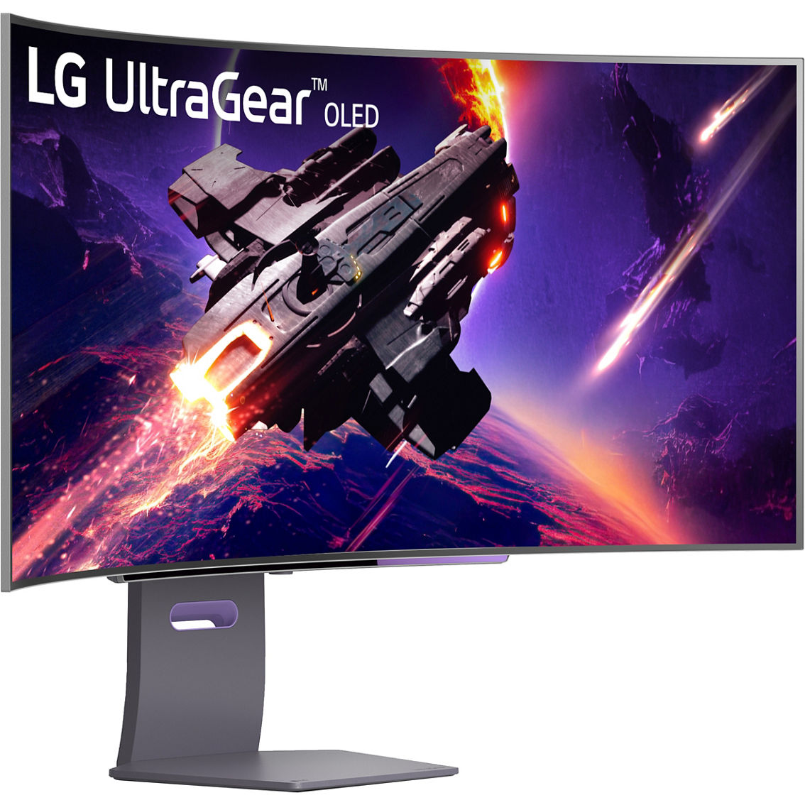 LG 45 in. UltraGear OLED Curved 240Hz WQHD Gaming Monitor with G-SYNC 45GS95QE-B - Image 4 of 7