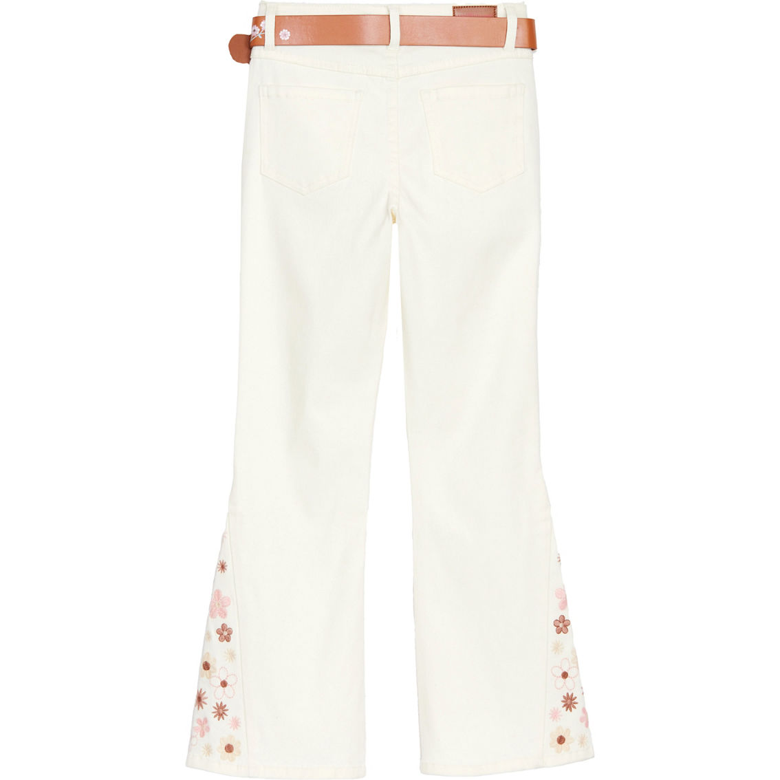 Wallflower Girls Belted Twill Flare Jeans - Image 2 of 2
