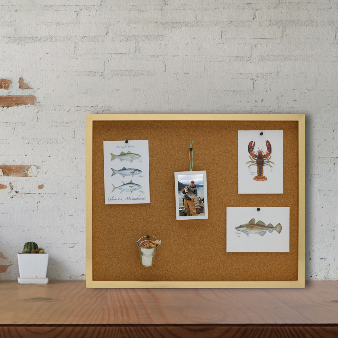 Mikasa Home 24 x 19 in. Cork Board with 5 Tacks - Image 3 of 3