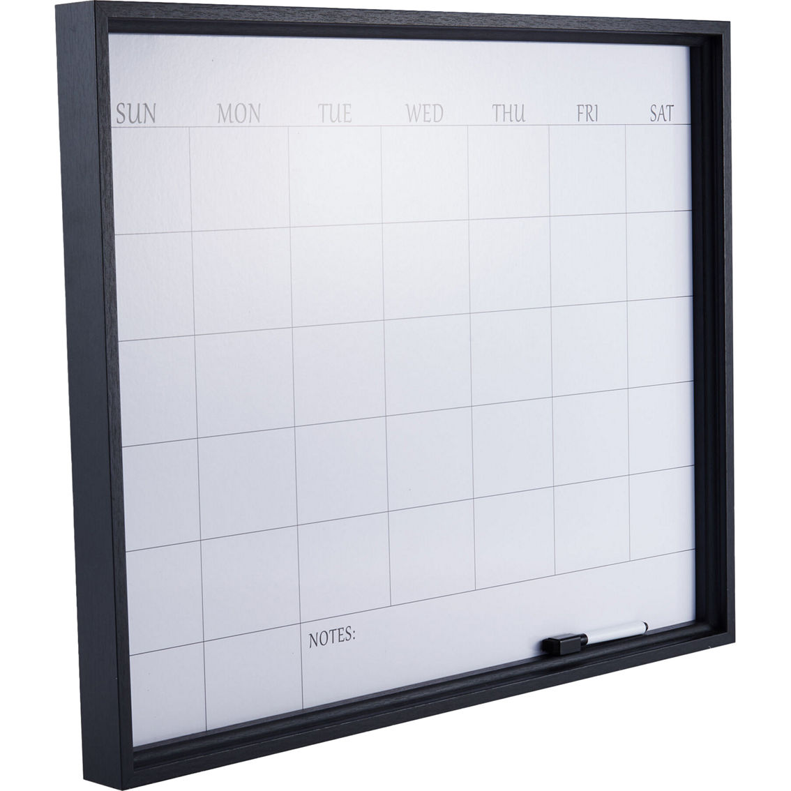 Towle Living 24 x 19 in. Black Calendar Whiteboard with Dry Erase Pen - Image 2 of 5