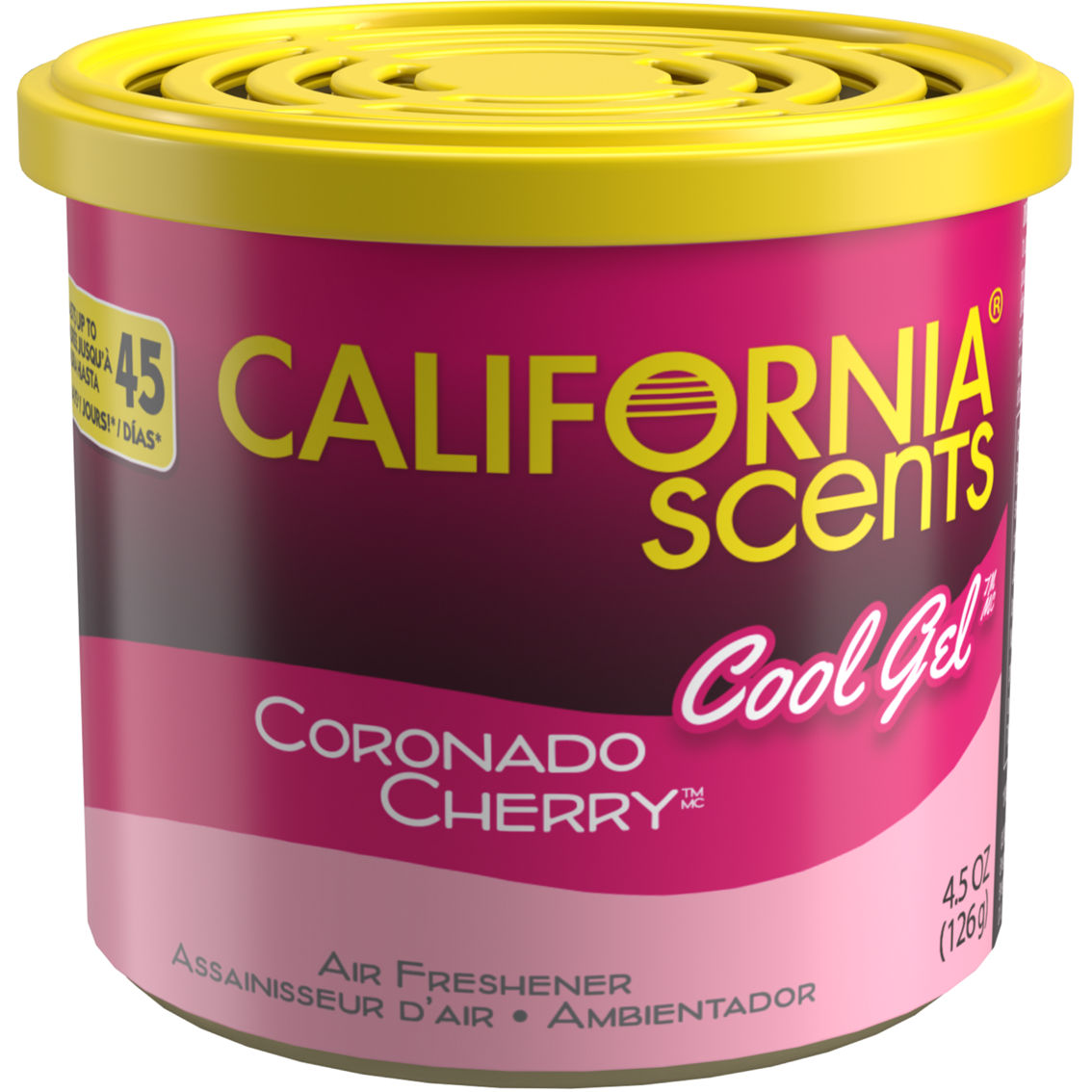 California Scents Car Home Organic Spill Proof Air Freshener Tin