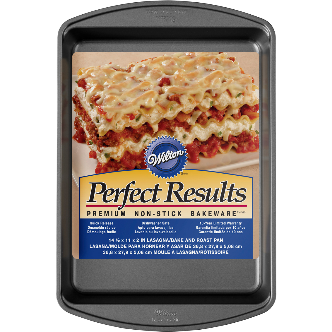 Wilton Perfect Results 14 x 10 Lasagna Pan - Image 3 of 5