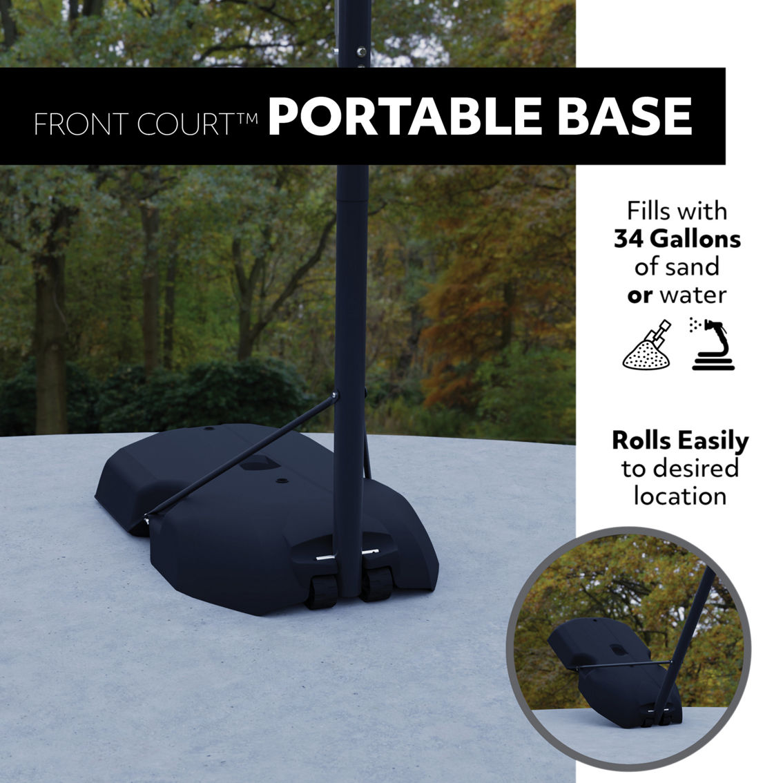 Lifetime Adjustable Portable Basketball Hoop (50-Inch Polycarbonate) - Image 9 of 10