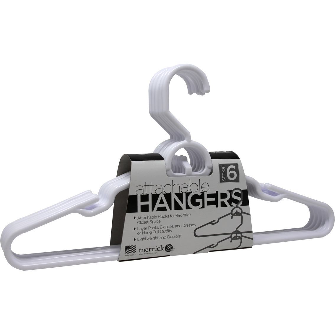 Merrick Hangers, Plastic - 24 hangers