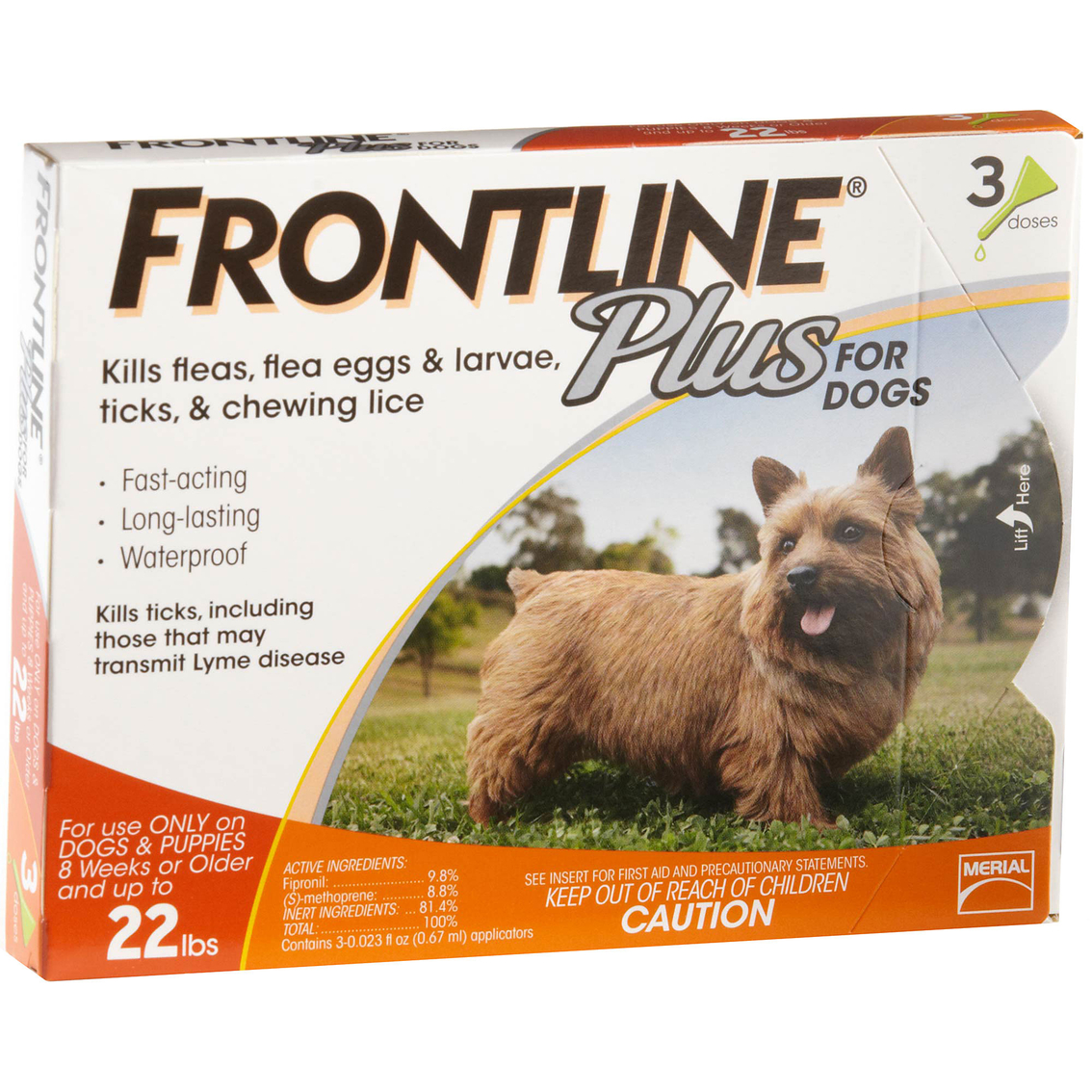 Frontline Plus for Dogs 3 pk.