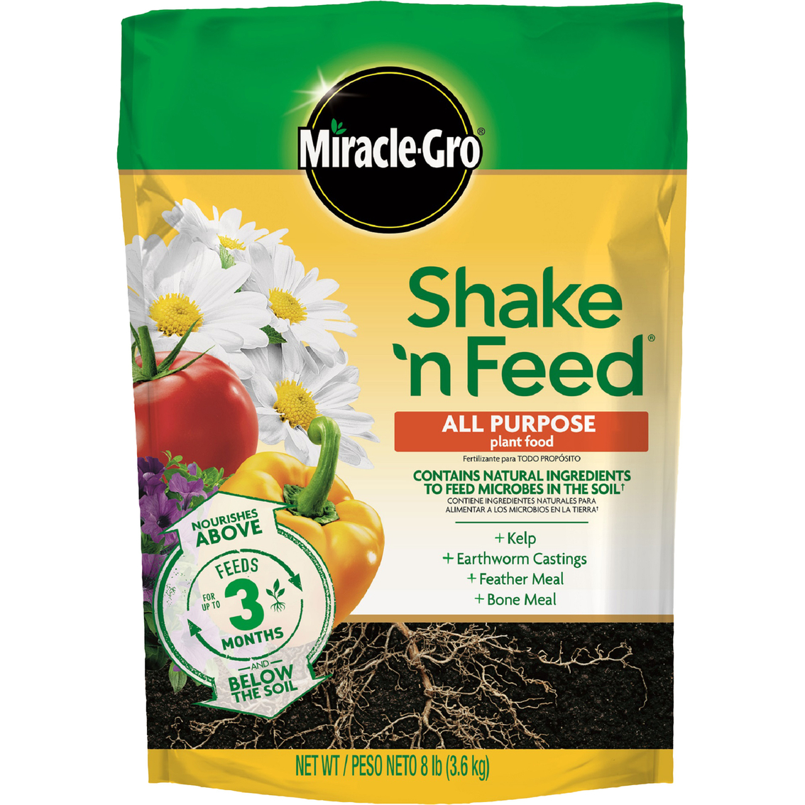 Miracle-gro Shake 'n Feed All Purpose Plant Food Refill Bag 8 Lb ...