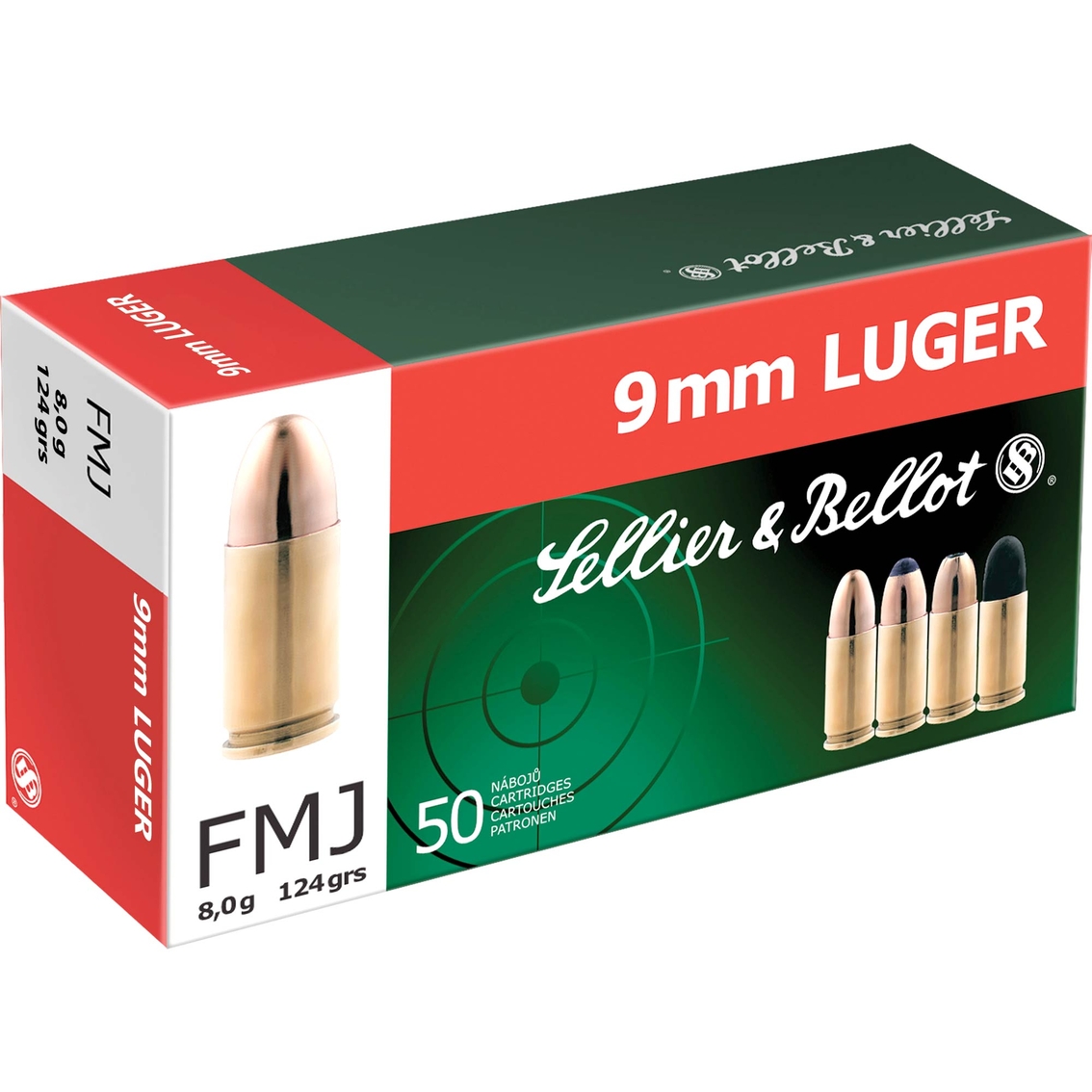 10mm 180gr Elite Ball FMJ Ammunition - box of 50