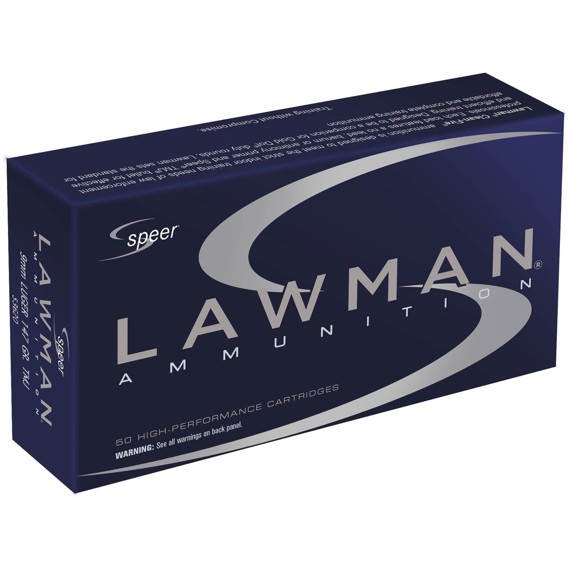 Cci Speer Lawman 9mm 147 Gr. Total Metal Jacket, 50 Rounds | Handgun ...