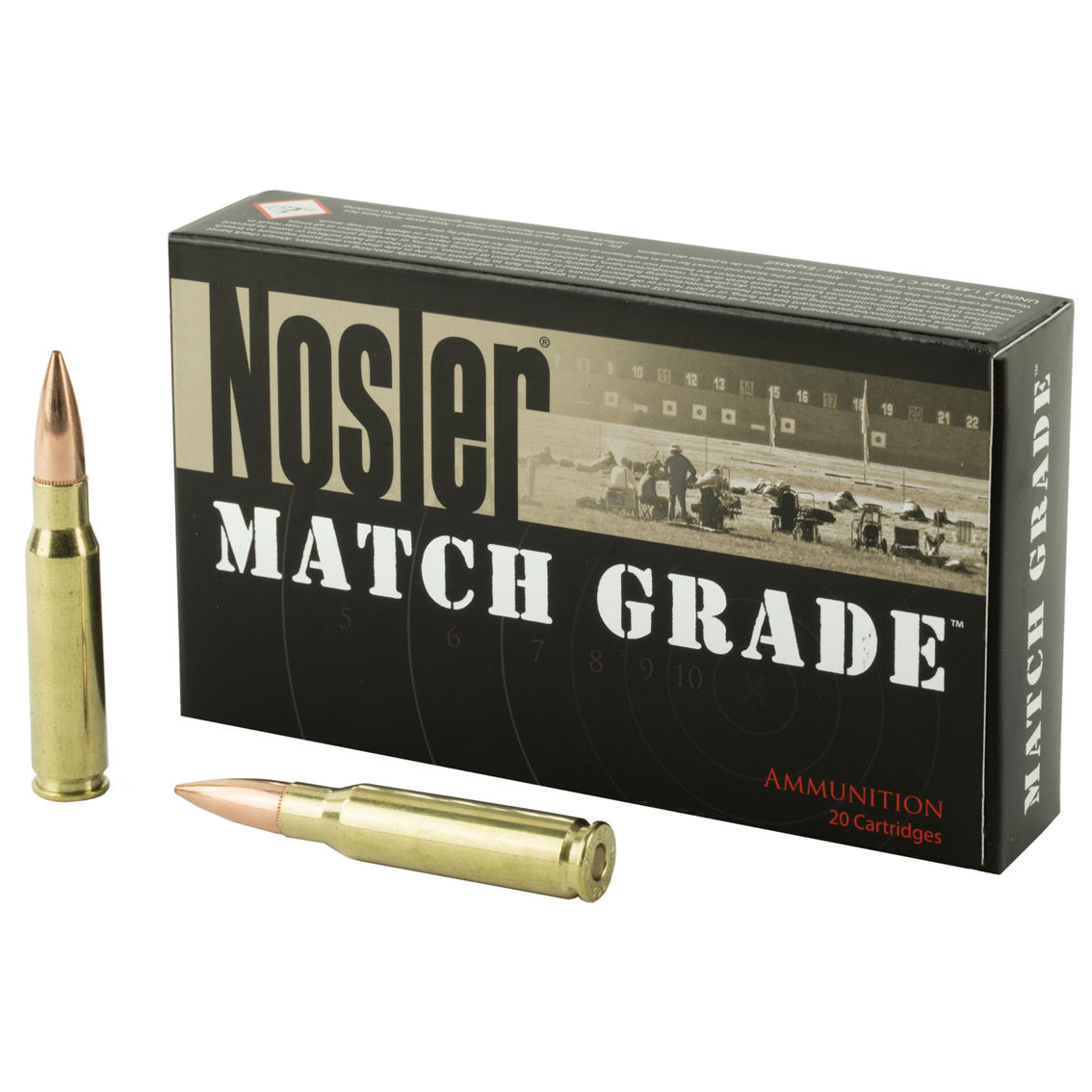 Nosler Match Grade .308 Win 165 Gr. Custom Competition, 20 Rounds - Image 2 of 3