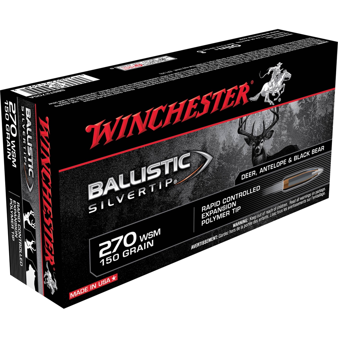 Winchester Supreme Ballistic Silvertip Ballistics Chart