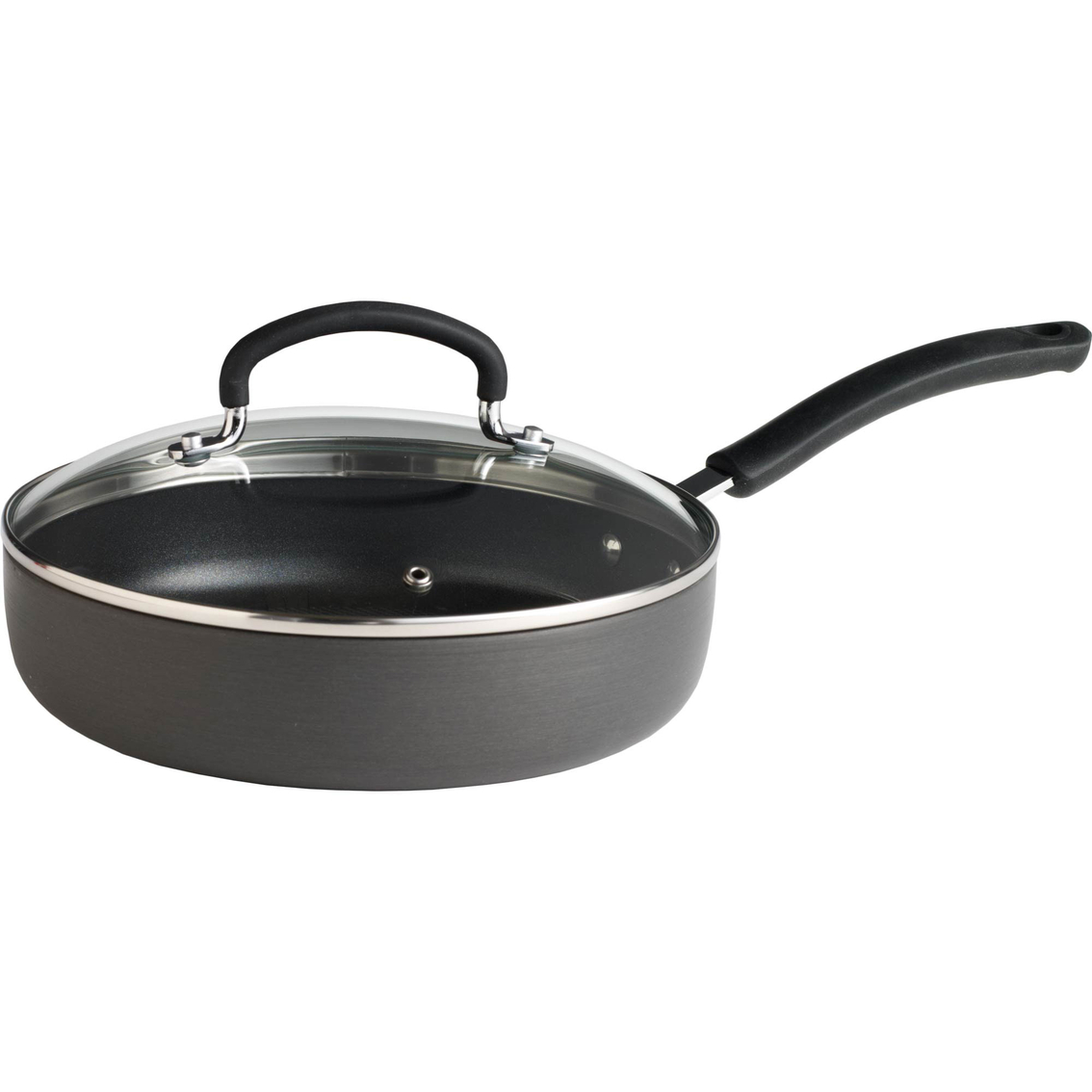 T-fal Ultimate Hard Anodized Nonstick 12-Inch Covered Deep Saute Pan 