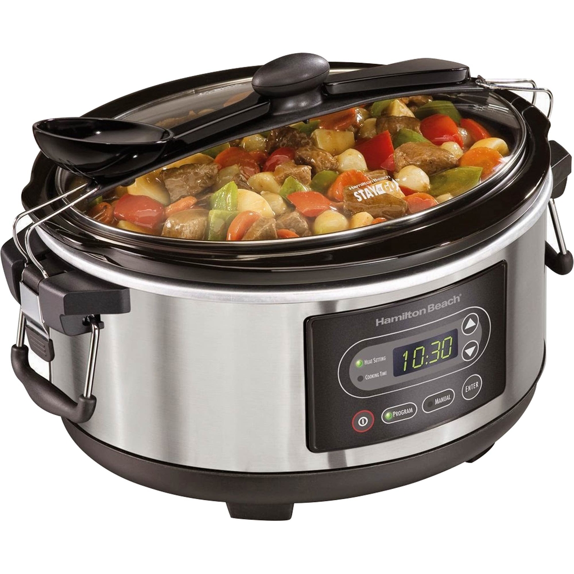 Hamilton Beach Stay Or Go 5 Qt. Programmable Slow Cooker